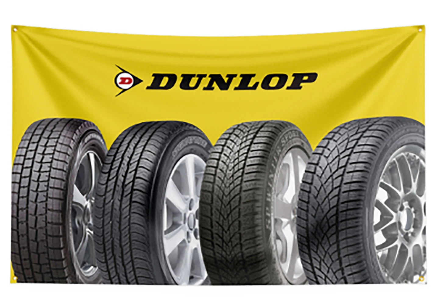 FLAGDOM 90X150CM  3X5FT Dunlop Flag Polyester Printed Auto Parts Banner For Decor