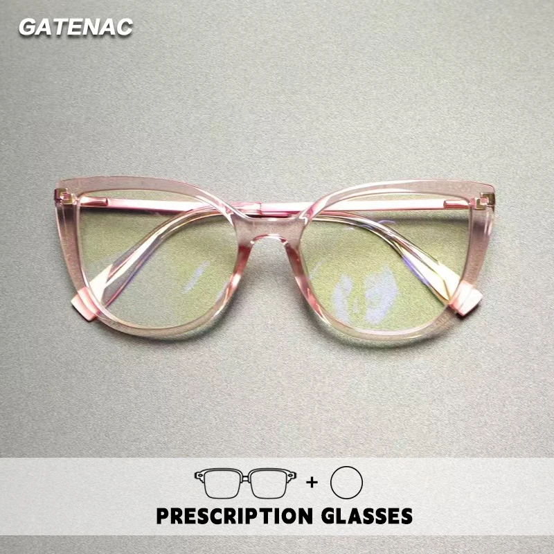 

Модные очки для чтения, женские фотохромные очки «кошачий глаз» с защитой от синего света, женские прогрессивные очки для близорукости