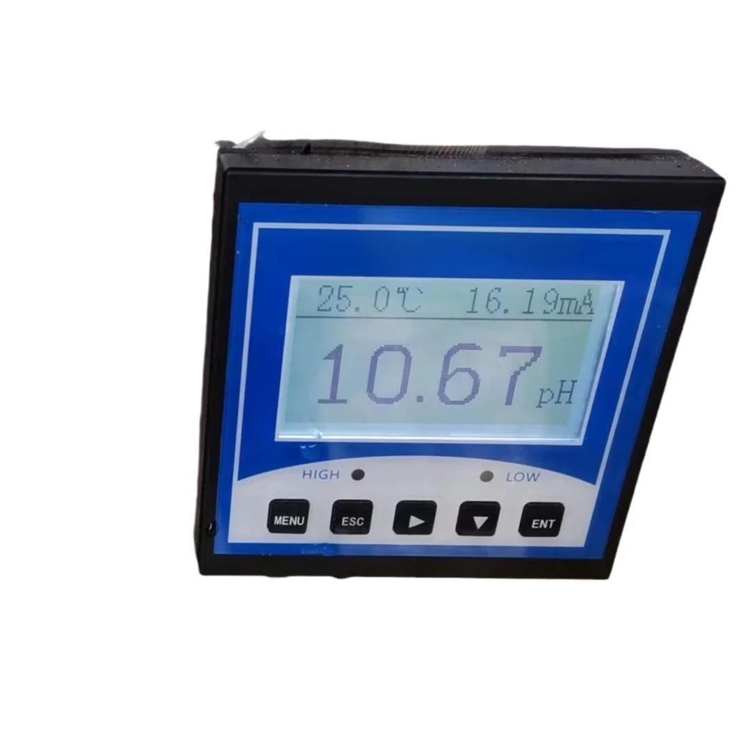 PH meter PH100 square meter industrial online pH meter