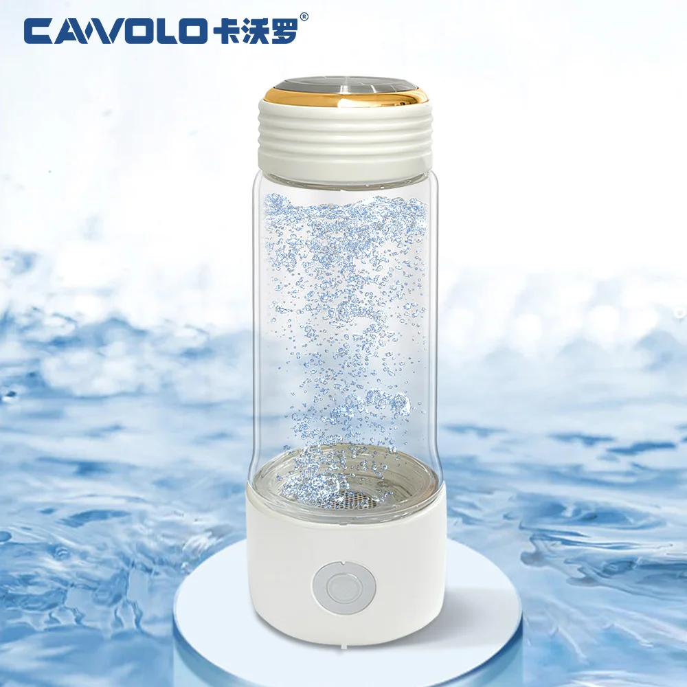 Active Hydrogen Water Generator Spe Technology Electrolyzed Hydrogen Water Machine 400ml Hydrogen Rich Water Bottle