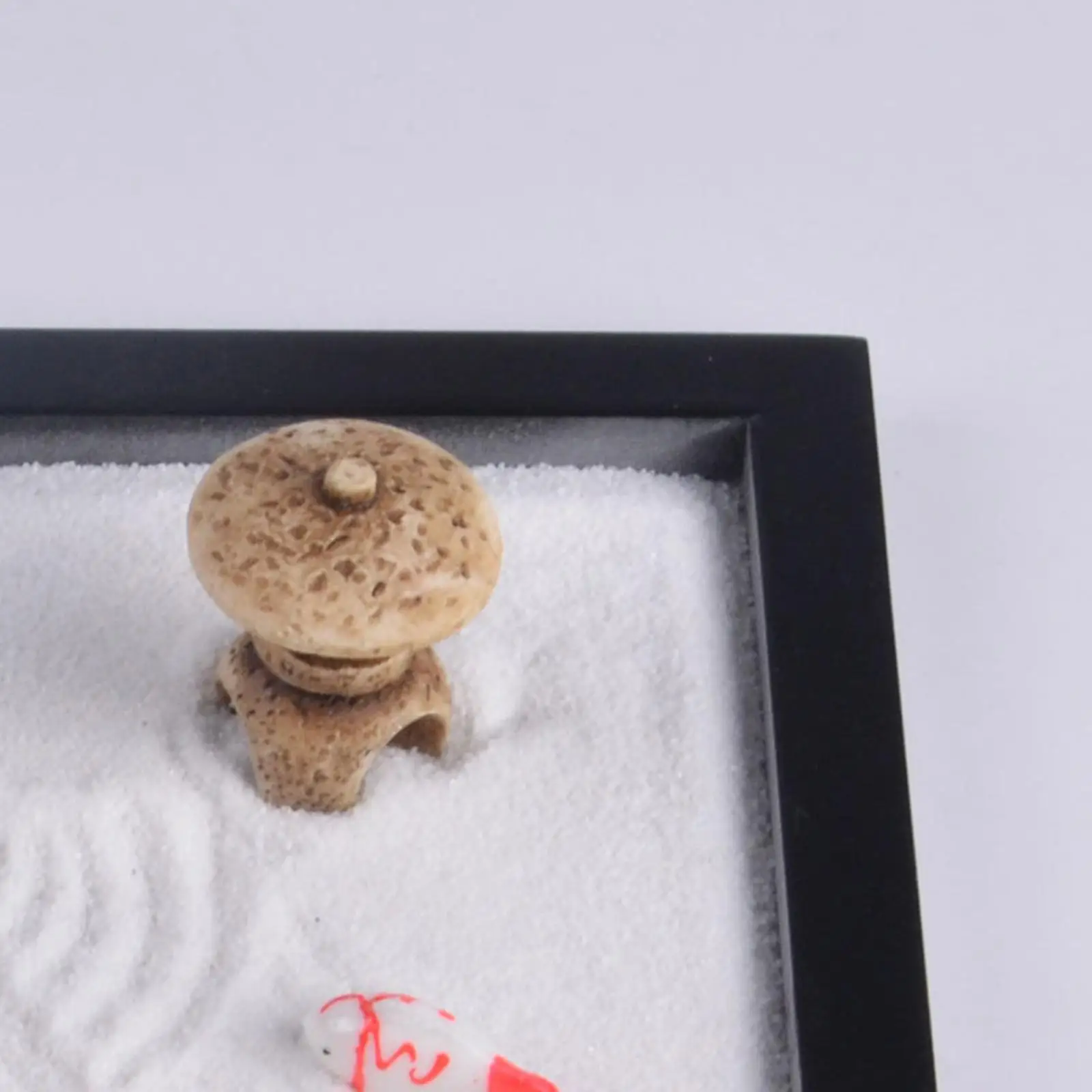 Zen Garden Kit Relaxation Miniature Sand Tray Home Office Table Decor