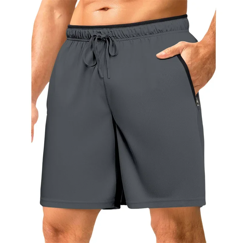 الرجال سستة جيب السراويل الرياضية رياضة السراويل الرجال الصيف تشغيل السراويل الرجال الركض شبكة الرياضة الصيف الشاطئ السراويل الرياضية