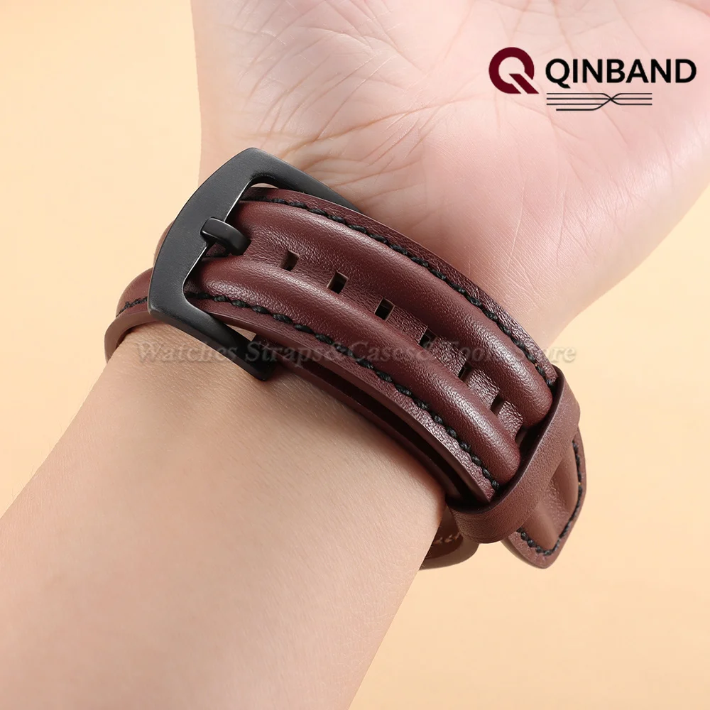 Vintage-Armband aus echtem Rindsleder für Seiko-Uhrenarmband, 20 mm, 22 mm, 24 mm, für Omega, Schnellverschluss, universelle Armbänder für Herren und Damen – Detail 13