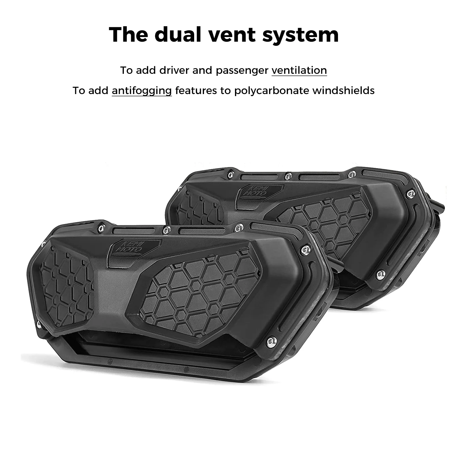 UTV Windschutzscheiben-Dachlüftungs-Montagesatz, Abtauen, Entfernungen für Can-am Maverick X3, kompatibel mit Polaris RZR 800 900 XP 1000 für Cfmoto – Detail 4