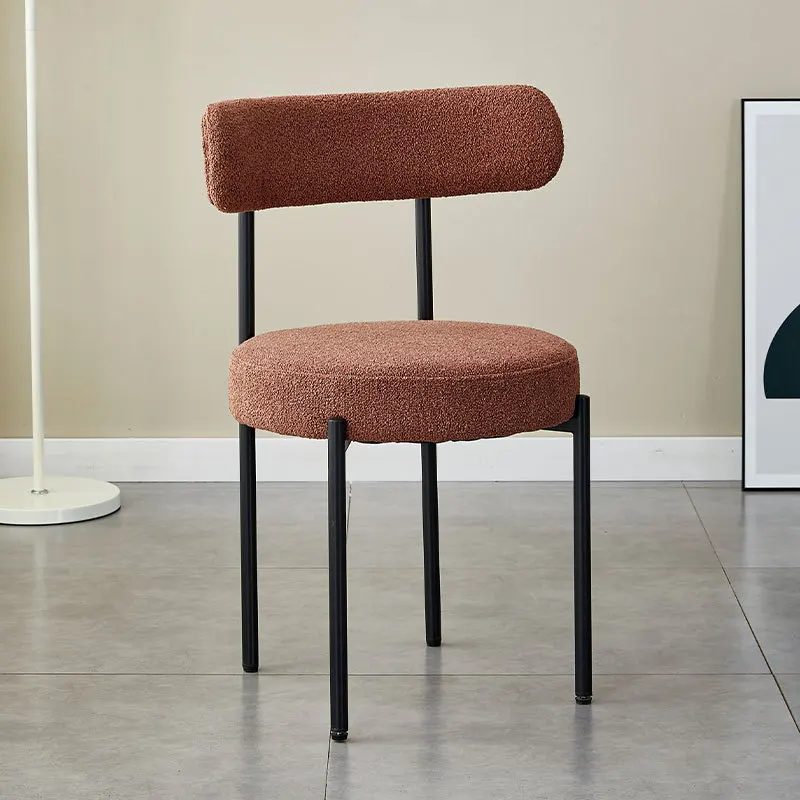 ^*Modern Contemporary Tufted Dining Chair Backrest Stackable Anti-Scratch Metal Legs 4 Colors Home Office Bar Gym Hotel