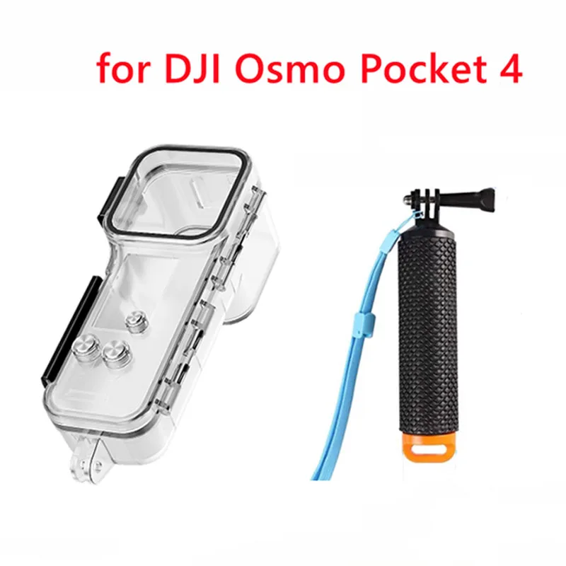 dji-osmo-pocket-4用、水深60mまで対応の防水ケース。316ステンレススチール製ボタン、防曇加工。ダイビング、シュノーケリングに最適。