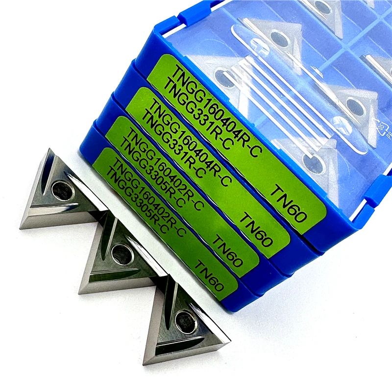 Ferramentas de Corte de Torneamento de Cerâmica Processamento de Aço Cnc Usinagem Fina com Ferramentas de Torneamento Tngg160402 Tngg160404r-c Tn60 de Alta Qualidade