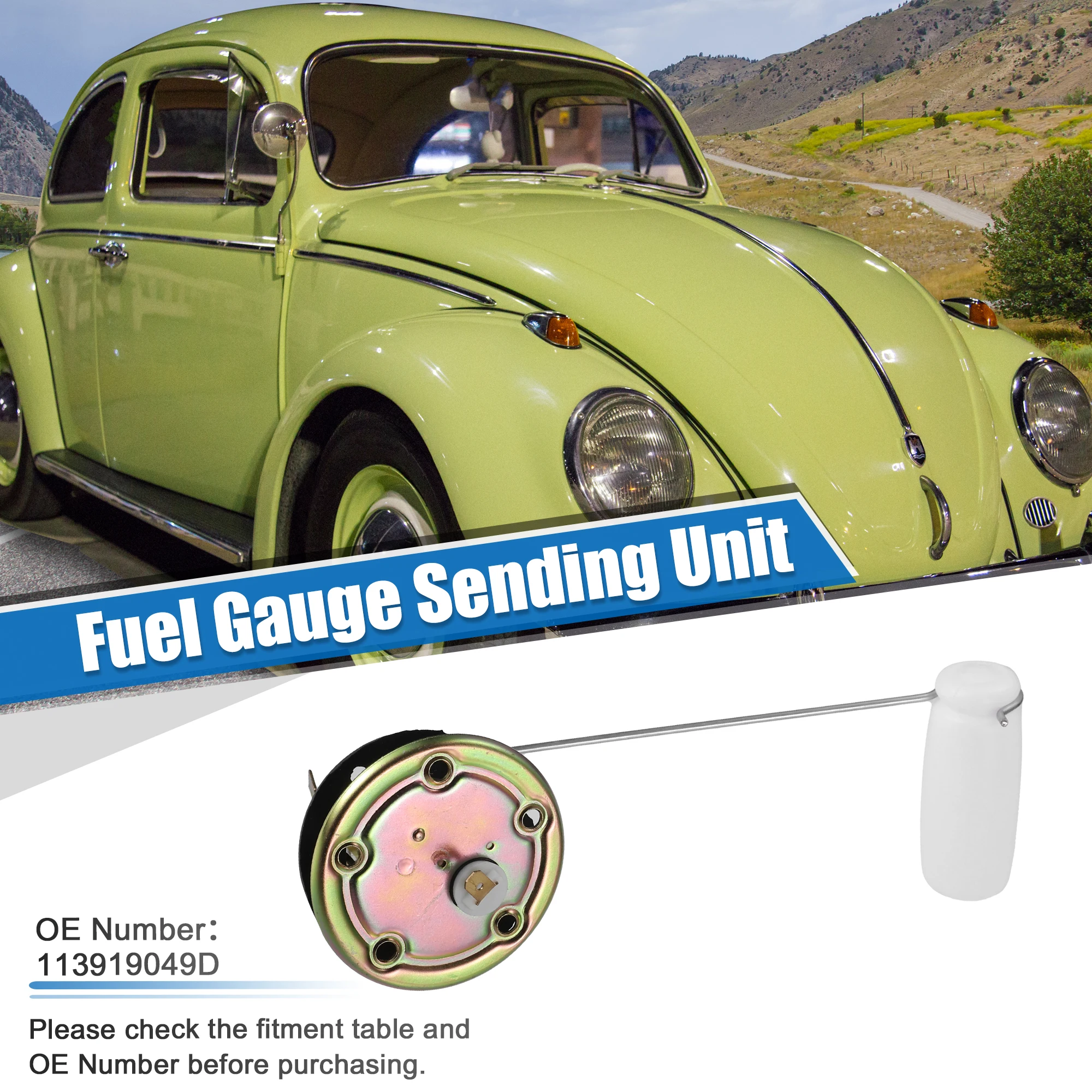 

Датчик уровня основного топливного бака UXCELL для Volkswagen Beetle 1968-1979 No 113919049D