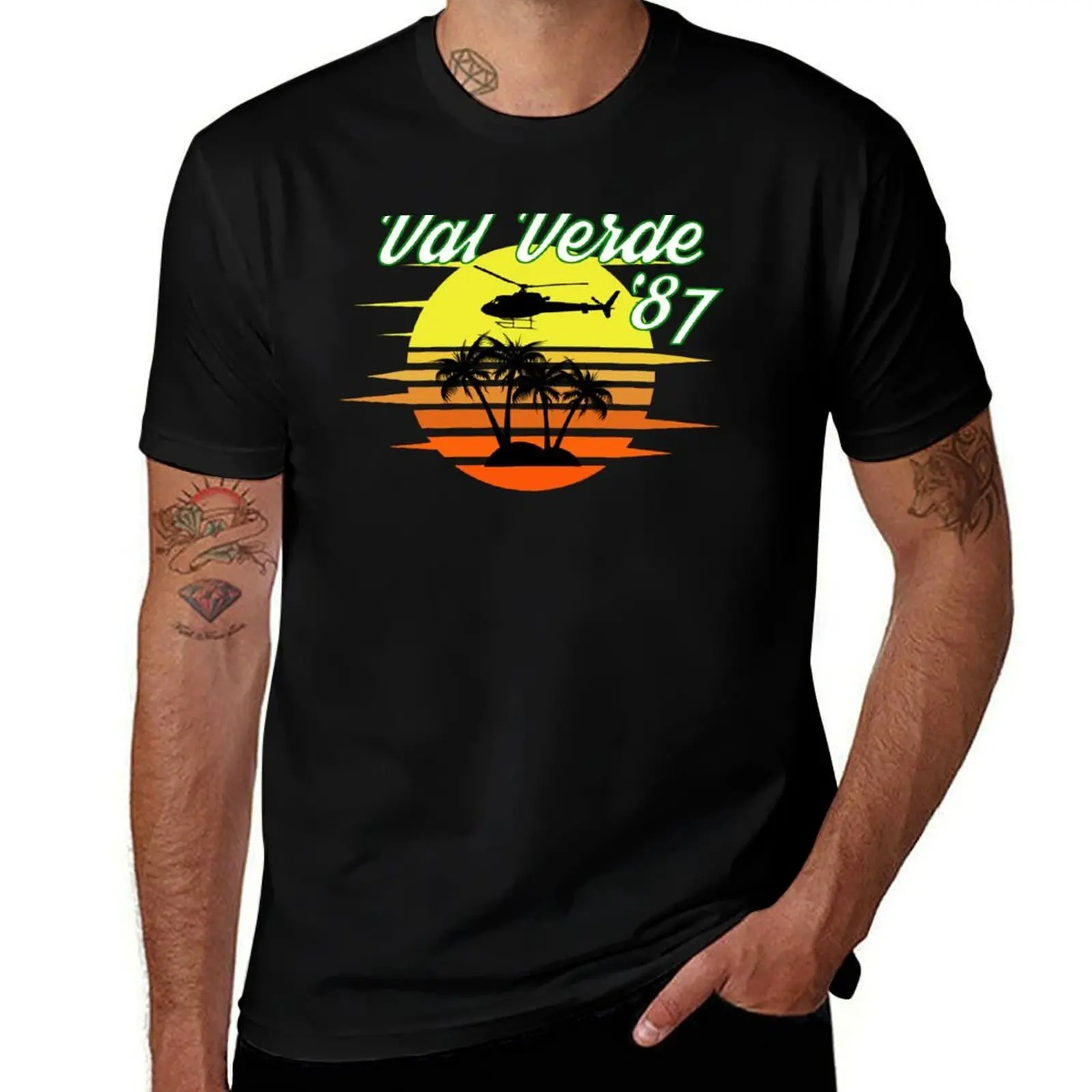 

Val Verde '87 T-Shirt funny t shirts dark humor funny t shirts man t shirts for man graphic vintage T-shirt