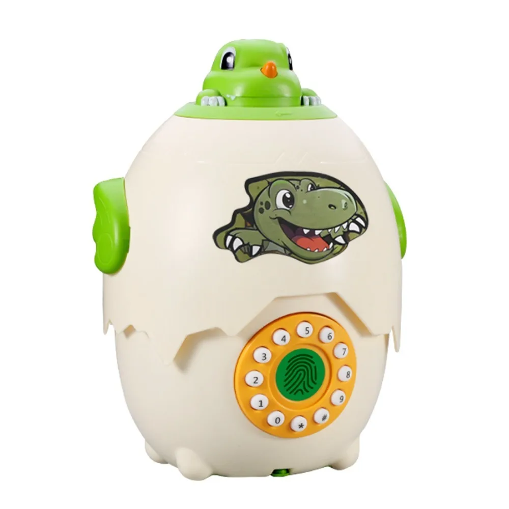 Veilige Dinosaurus Ei Geld Geld Bank Storytelling Machine Vingerafdruk Wachtwoord Unlock Cash Box Geld Ei Kids