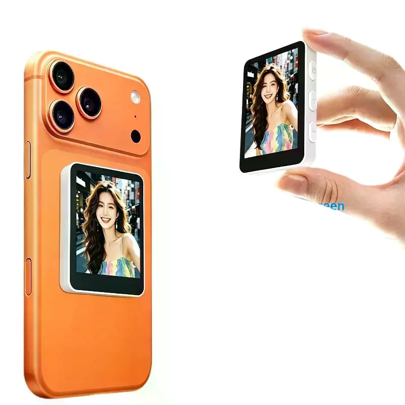 Wireless HD Rear Camera Selfie Magnetic Monitor Screen for Smartphone Vlog Live Broadcast Outdoor Video Recording Tool