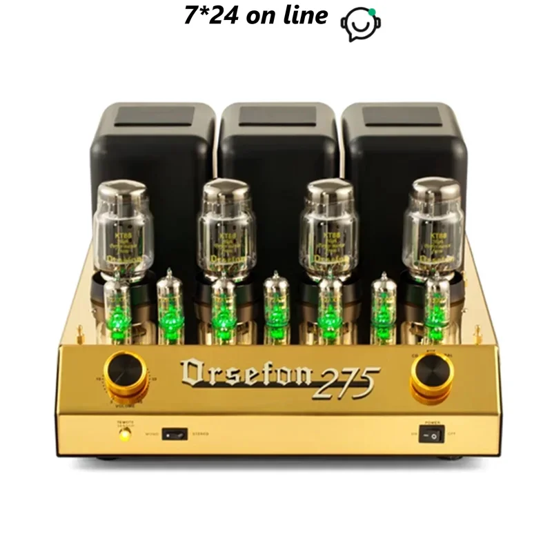 GL-005 الإصدار الرائد 1:1 استنساخ ماكنتوش MC275 KT88 * 4 أنبوب مكبر كهربائي XLR/RCA المدخلات الفئة أ 75 واط 4/8/16Ω 220 فولت/110 فولت