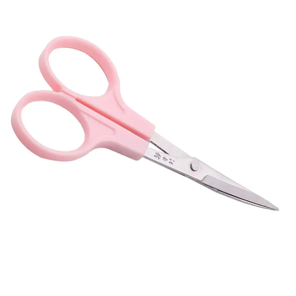 Pink Sewing Scissors Stainless Steel Small Embroidery Scissors Portable Sewing Accessories for Needlework Projects
