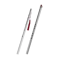 Flauta Dizi instrumento de viento chino instrumento Musical portátil de acero inoxidable