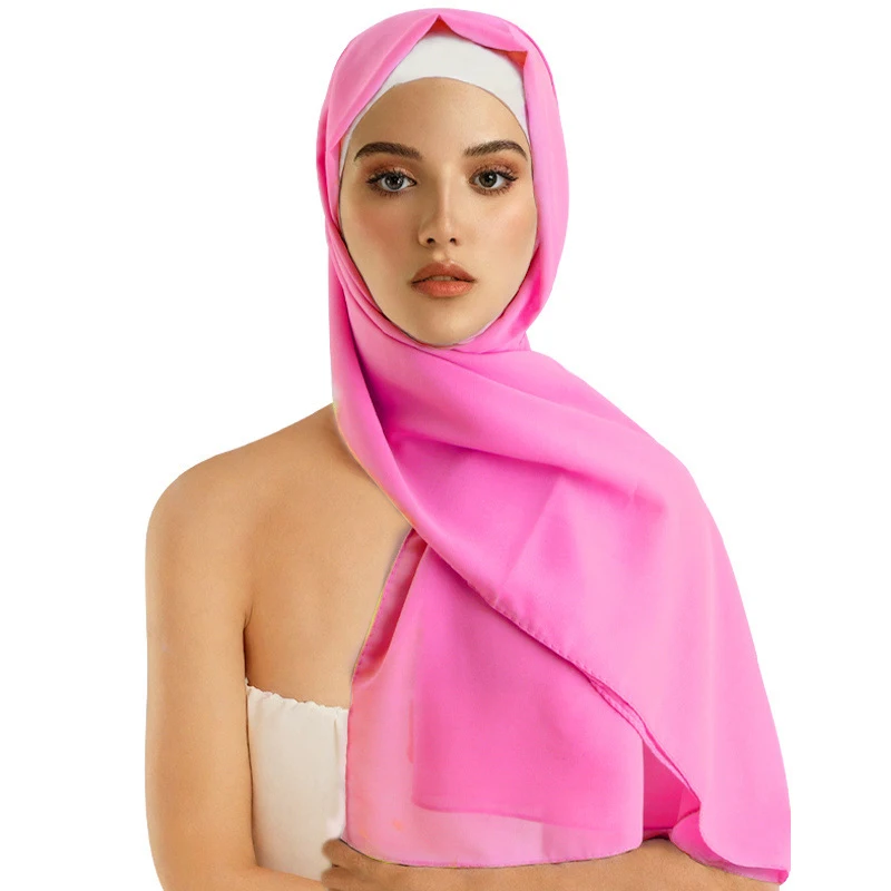 

Bubble Pearl Chiffon Scarf Turban Women Muslim Hijab Shawl Wrap Stoles Bandanas Headband Bufanda Foulard Turbante Mujer 170*70cm