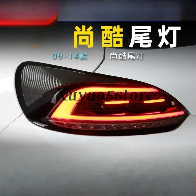 Suitable for 09-14 Volkswagen Scirocco tail light assembly Scirocco modified LED running light running water turn signal