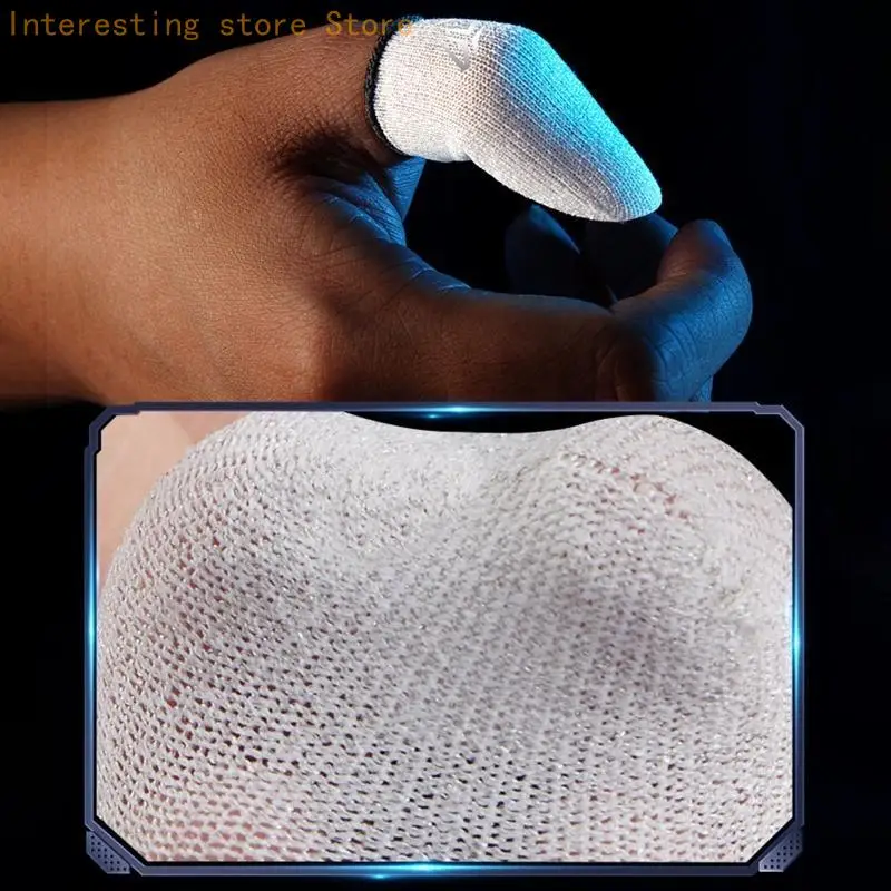 Tay áo ngón tay chơi game 55kc cho chống trượt đầu ngón tay Găng tay ngón tay cái thoáng khí