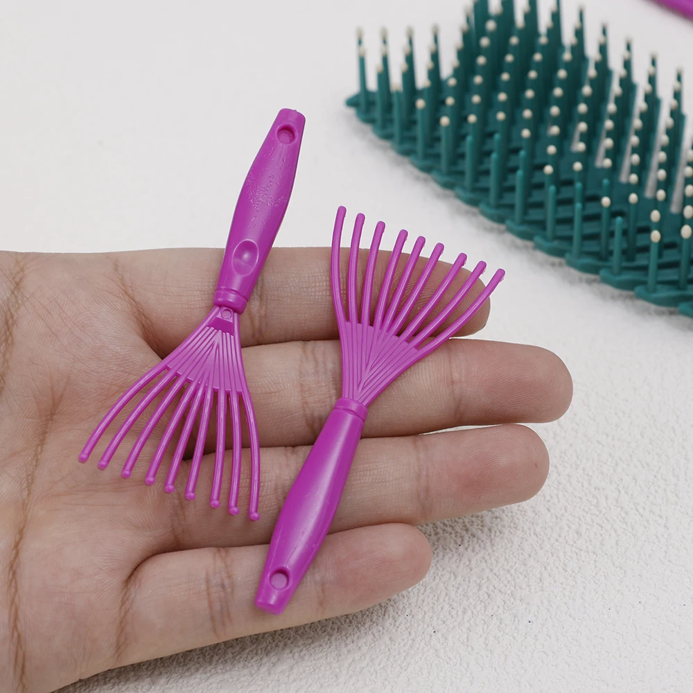 Comb Hair Brush Cleaner Plastic Handle Cleaning Brush Remover Embedded Hair Beauty Tool Cleaning Product Home Bathroom Supplies