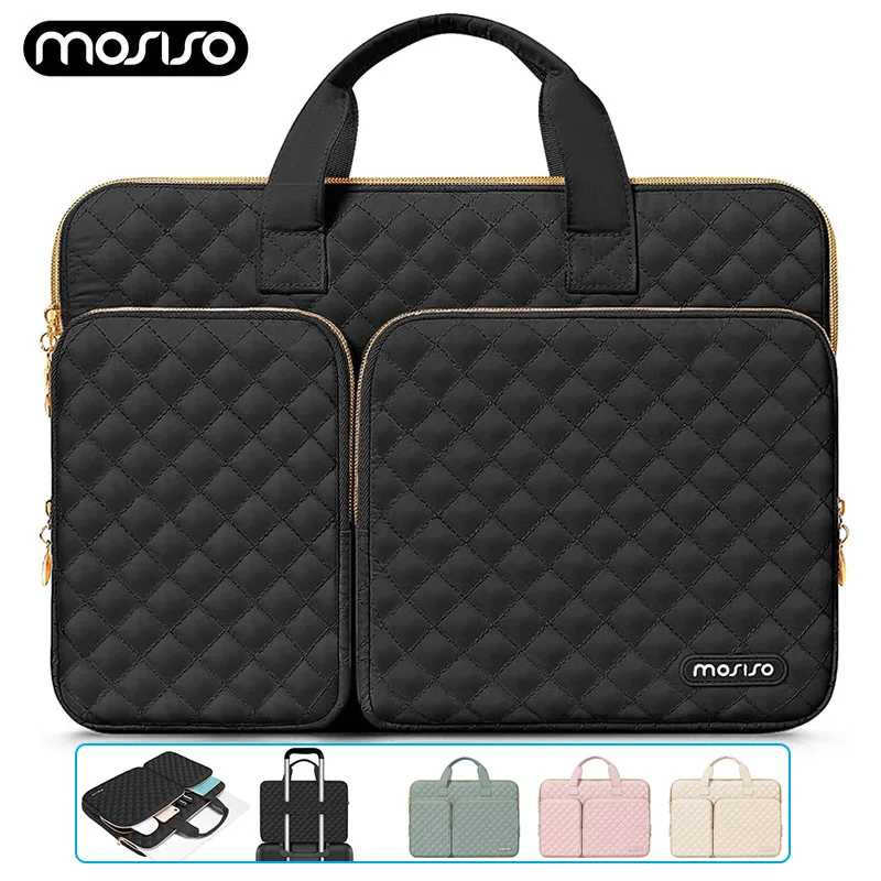 

Laptop Briefcase Bag 13 14 15 15.6 16 inch for MacBook Air Pro M1 M3 M2 HP Dell Lenovo Asus Notebook Computer Sleeve Cover Case