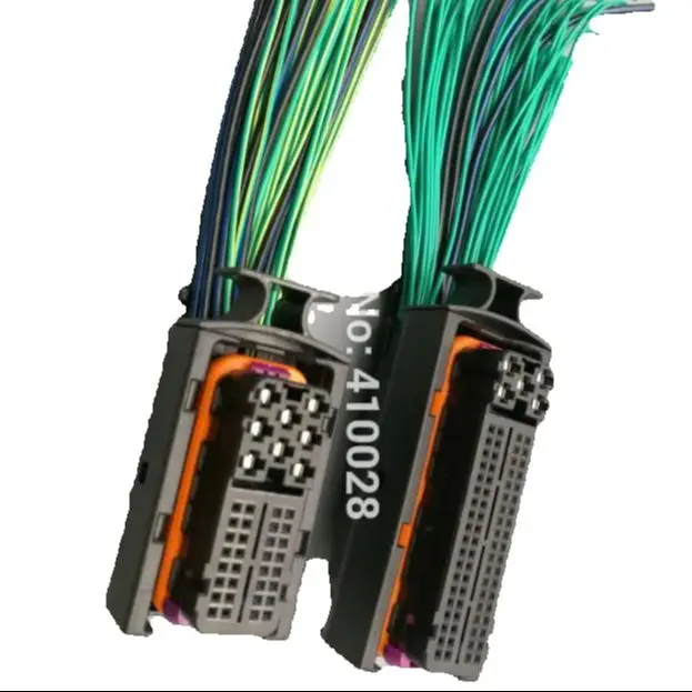 

Worldgolden автомобильный разъем жгута проводов двигателя 40P + 81P/121P 121 PIN 1J0 906 385C 038 906 379B жгут проводов компьютерной платы