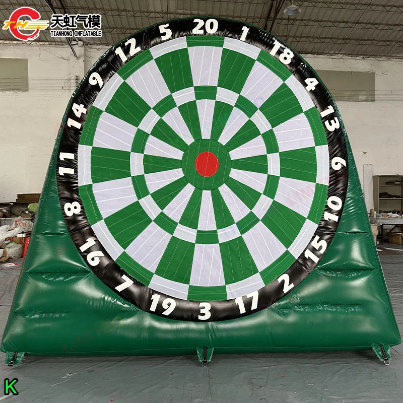 Nieuwe interactieve opblaasbare menselijke sport voetbal dartbord voetbal darts bordspellen grote gigantische carnaval opblaasbaar speelgoed