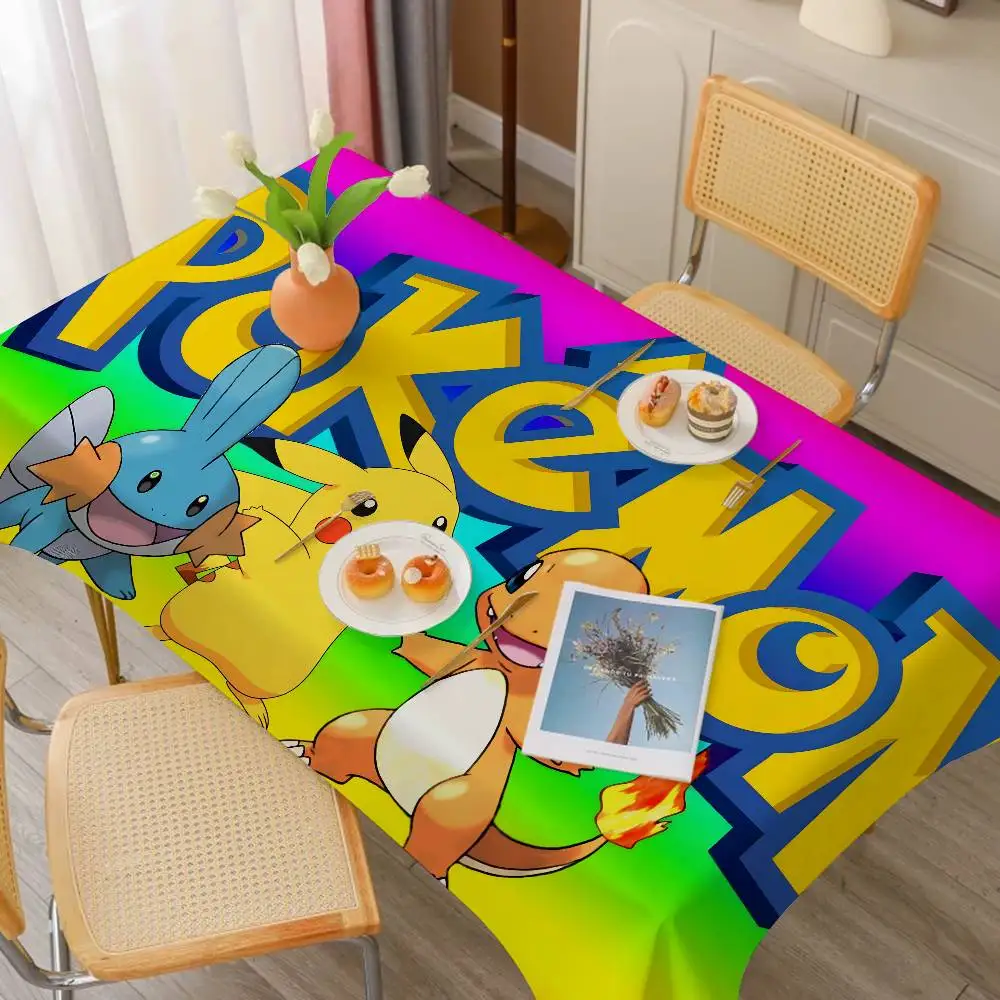 anime-japones-p-pokemon-pikachu-eevee-toalhas-de-mesa-para-casa-decoracao-de-jantar-e-acessorios-de-mesa-retangular-pano-a-prova-d'agua