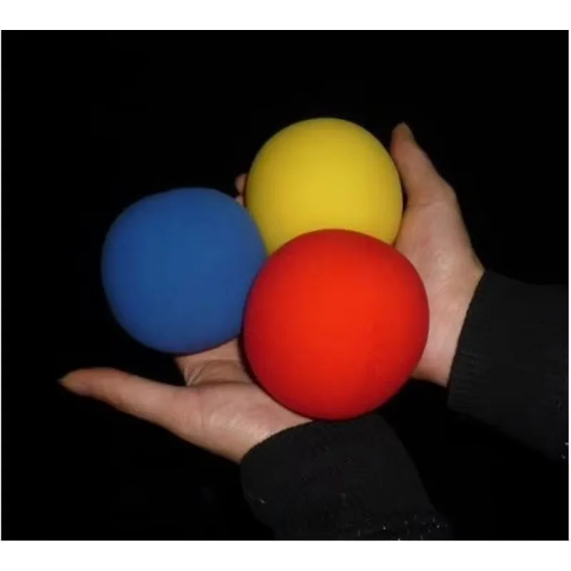 6pcs/Lot 3 Inch Super Sponge Ball (8cm) 3 Color For Choose Magic Accessories Mentalism Stage Close Up Magia