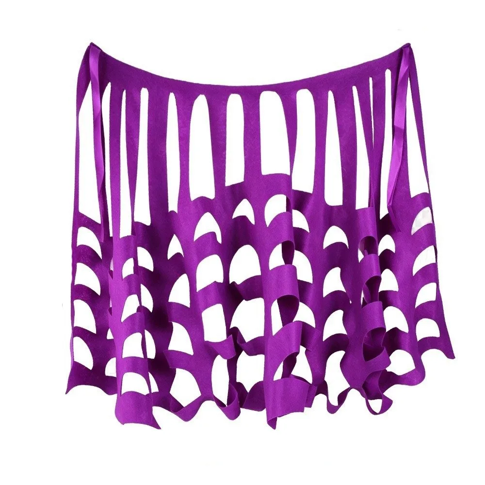 Solid Color Halloween Cape Felt Material Mesh Texture Spiderweb Shawl Adult Size Hollow Out Felt Mesh Cape Costume Event