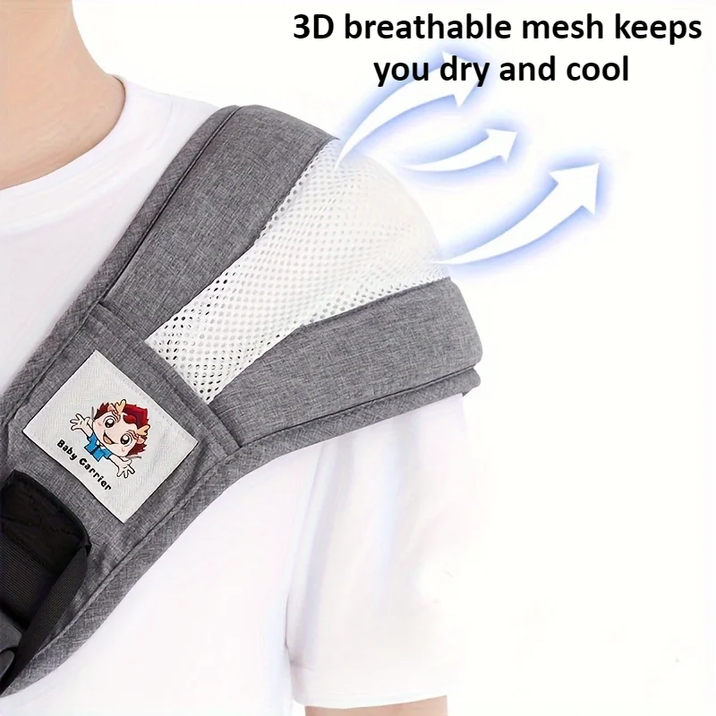 Kids Waist Stool with Waist Protection Baby Strap Holding Adjustable Baby Carrier Front Holding Type Big Baby Holding Holding