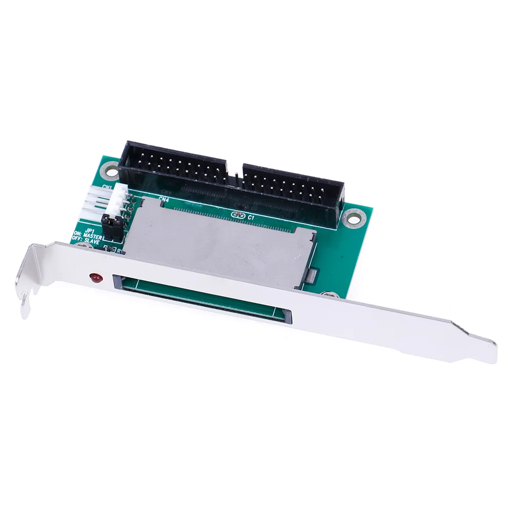 PCI Bracket Back Panel Computer Connector And Connections 40-Pin CF Compact Flash Card To 3.5 IDE Converter Adapter