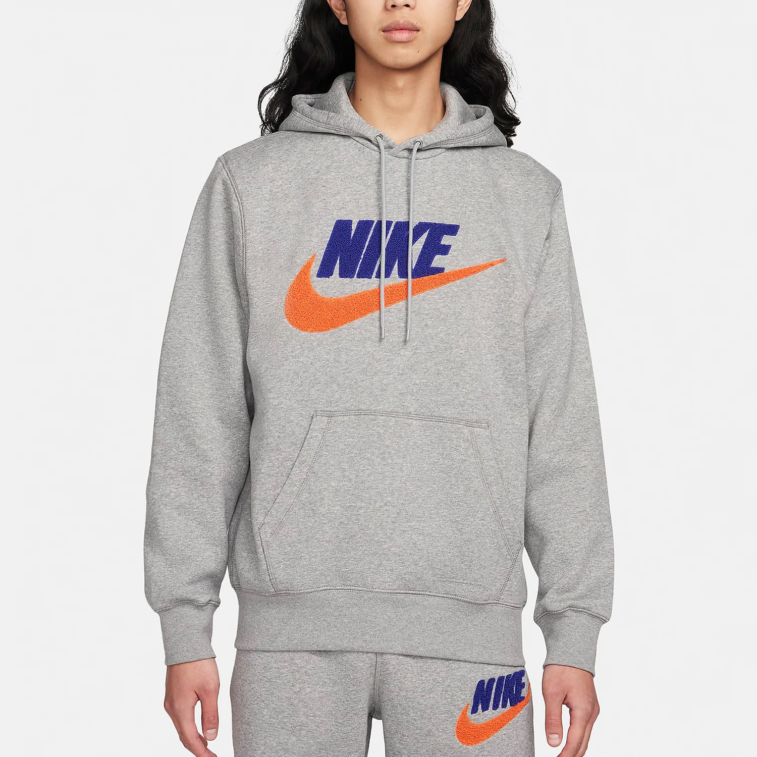 

Nike Official Genuine New Men's Printed Loose Fit Casual Sports Long Sleeve Hoodie FN3105-063