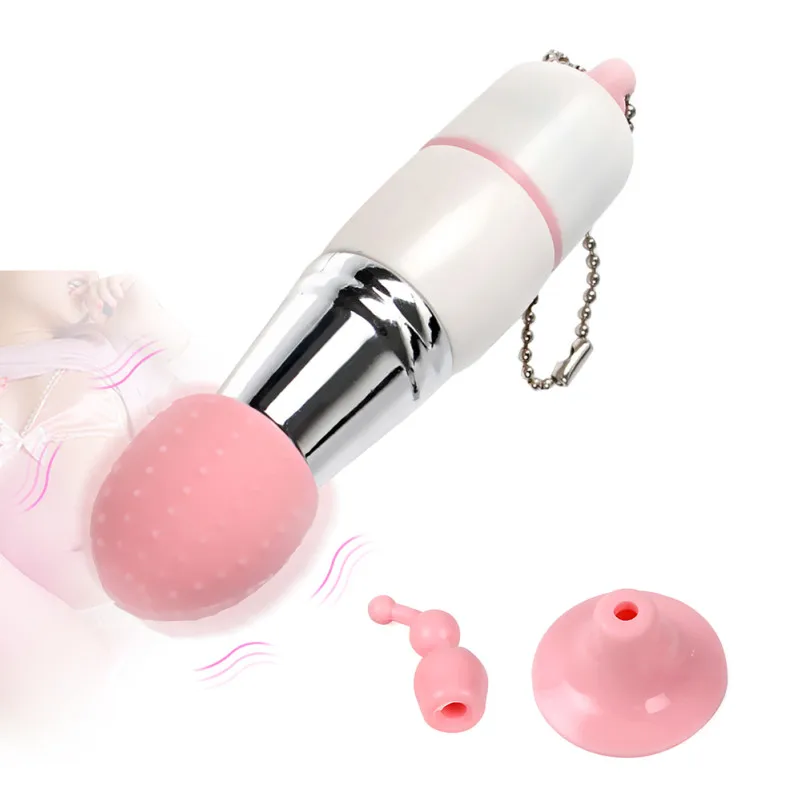 Mini 3 In 1 Vibrator Nipple Clitoris Stimulator Bullet Vibrator G Spot Massager Vibration Oral Licking Sex Toys For Women Men