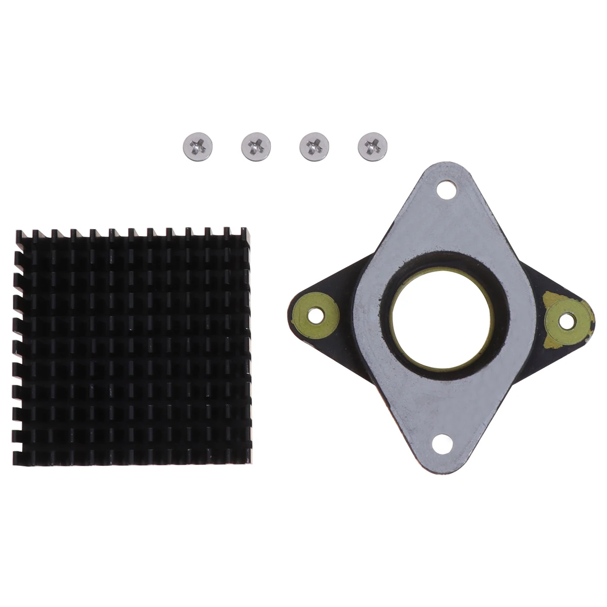 

1 set 42 Stepper Motor Dampers Set Professional Anti- Noise Reduction for 3D Printers Heat Sink Screws Kit