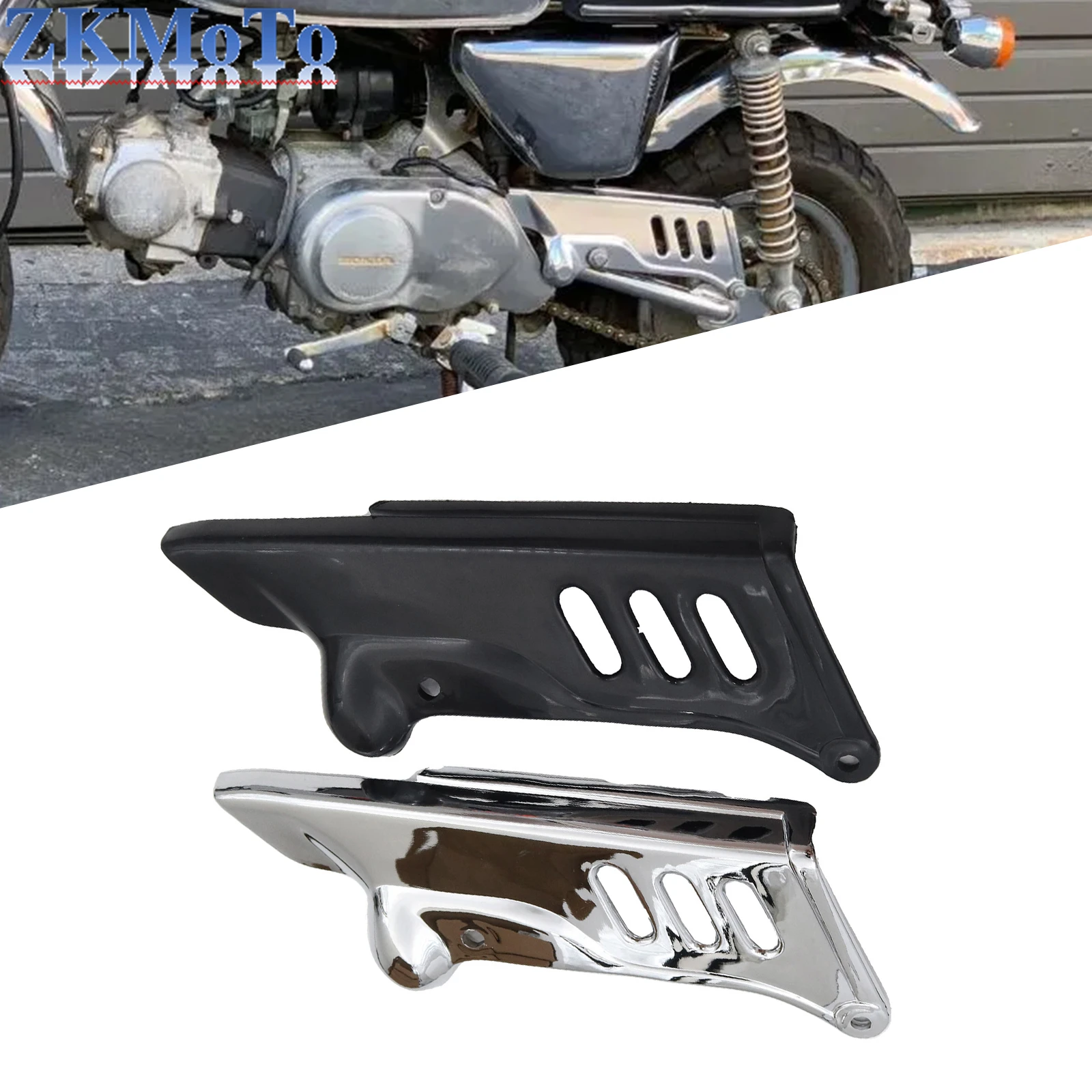 

Запчасти для мотоциклов, направляющая цепи, защитная пластина для Honda Z50J Z50R Z50 Z50A Mini Trail Monkey, универсальные детали для велосипеда, пластик