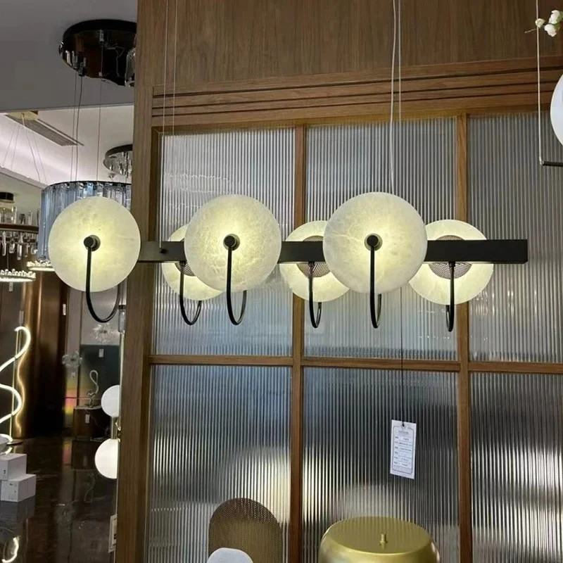 

MZISOSOD for Luxury Marble Pendant Light for Living Room Dining Room Bedroom Study Modern Minimalist Designer Ceiling Lamp