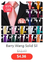 Barry.Wang Neuheit Seide Männer Krawatte Taschentuch Manschettenknöpfe Set Jacquard Tier Dinosaurier Fledermaus Gravat Krawatte Für Männliche Hochzeit Business – Detail 4