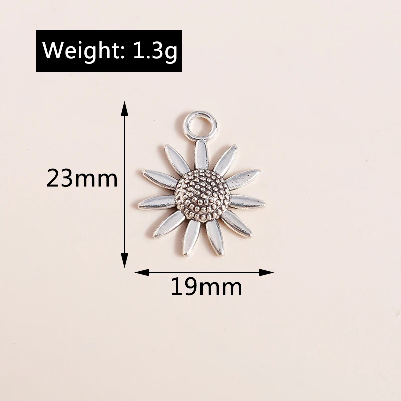 20 Stück niedliche Anhänger aus Legierung in Form von Pflanzen, Blumen, Bäumen und Blättern für die Schmuckherstellung, Ohrringe, Anhänger, Halsketten, Armbänder, DIY-Bastelzubehör – Detail 39