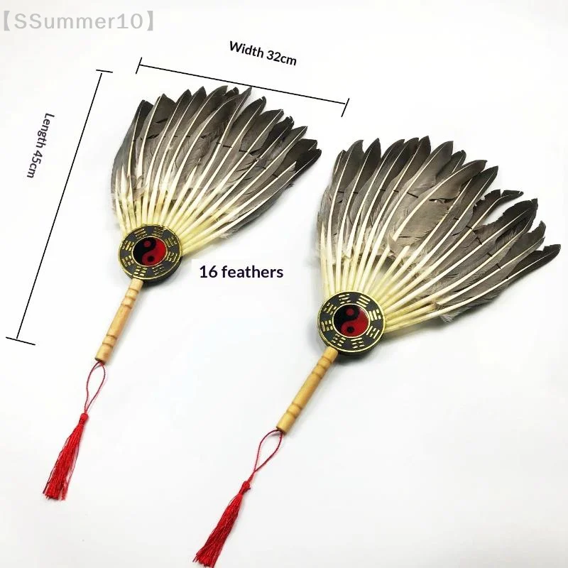 【SSummer10】Handmade Ancient Style Folding Fan, Zhuge Liang Feature Fan, Chinese Style, Integrated Lens, Handmade【SS】