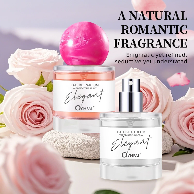 

French Woody Rose Mandarin Perfume,Romantic Charming Floral Eau De Perfume, Elegant, Long-lasting, Sports-appropriate Perfume