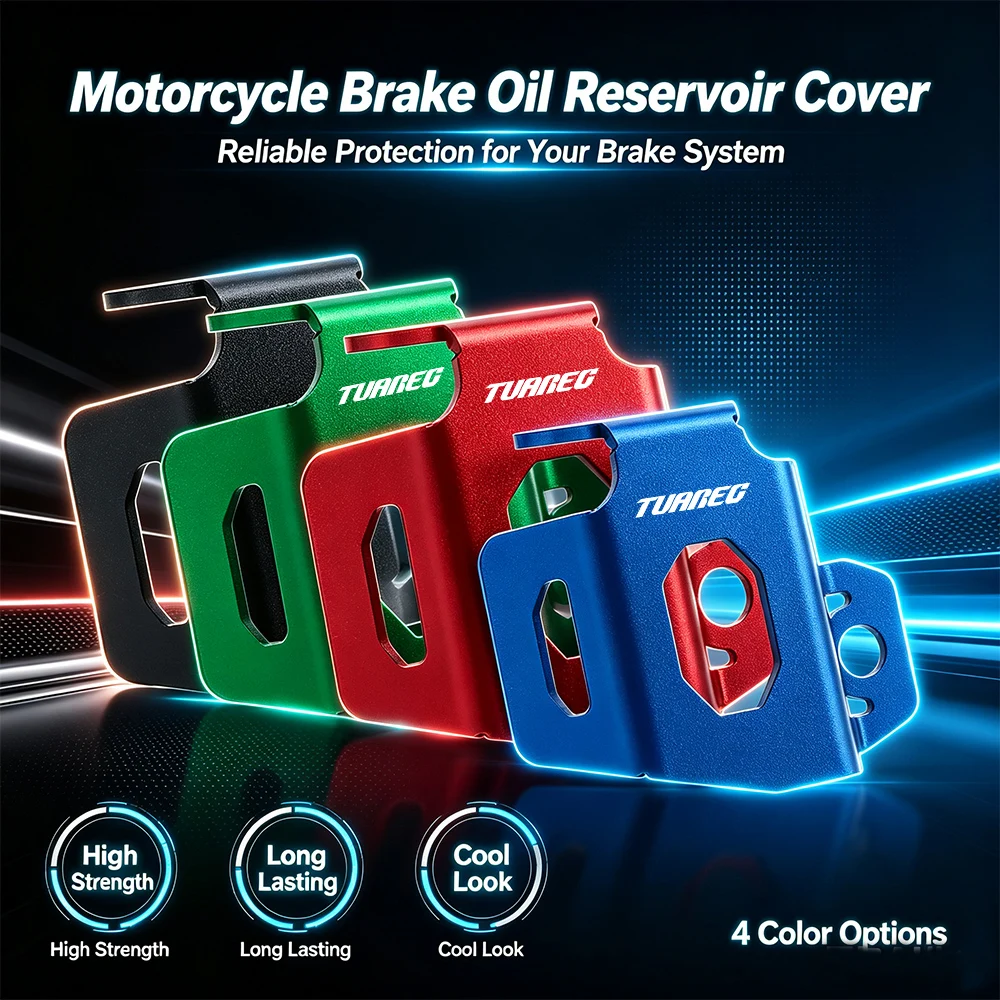 Protector For Aprilia Tuareg 660 Tuareg660 Motorcycle Rear Brake Fluid Reservoir Oil Cup Guard 4 Colors Durable Accessories