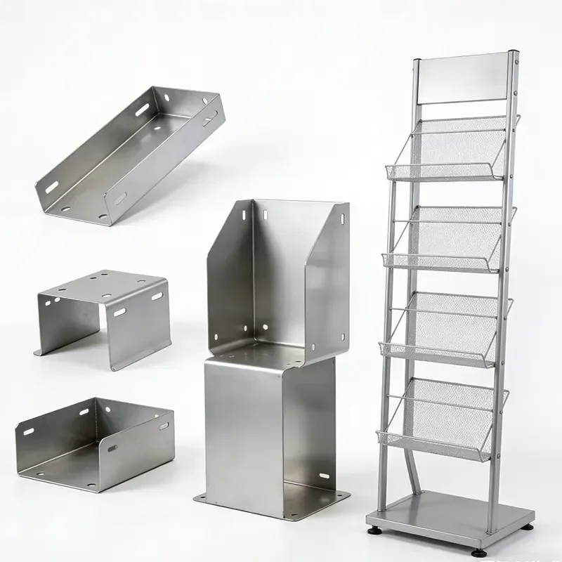 for  Sheet Metal Processing Stamping Bending Service Aluminum Metal Parts Shelves Display Shelves