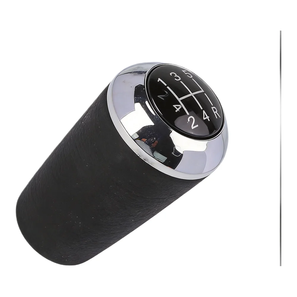 5-Speed Gear Knob Color Black 5-Speed Shift Knob Sporty Look Stylish Design for durable Material Seamless Integration
