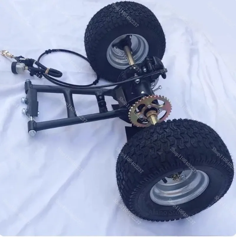 DIY 6 Inch Rear Axle Wheel Assembly for Motorcycle Trike Quad Conversion Kit