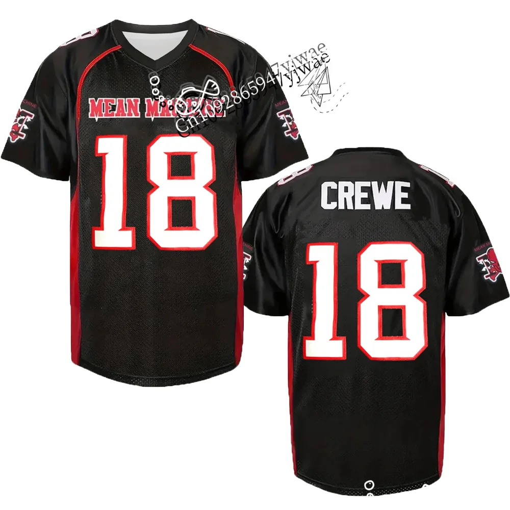 The Longest Yard Mean Machine Crewe Megget Rugby-Trikots Fan-T-Shirt Atmungsaktive Schnelltrocknende Sweatshirts Sommer Unisex T-Shirts – Detail 5