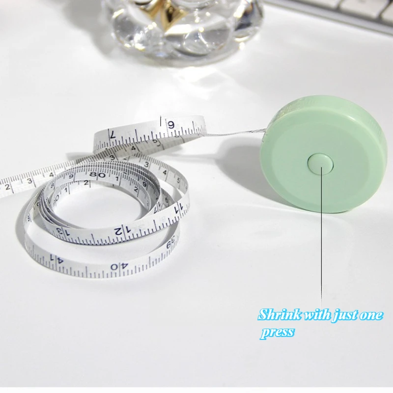 1 قطعة 2 متر شريط القياس الناعم مقياس مزدوج الجسم الخياطة مرنة قياس حاكم لأدوات قياس الجسم خياط الحرفية 79 بوصة