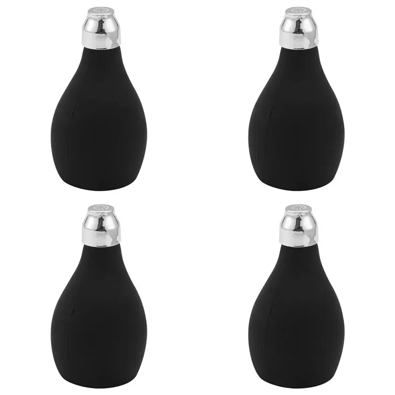 

Флакон-распылитель для порошка ABJN-4X, многоразовый силиконовый дозатор для порошка, пустой контейнер для порошка для парикмахеров, черный распылитель для порошка