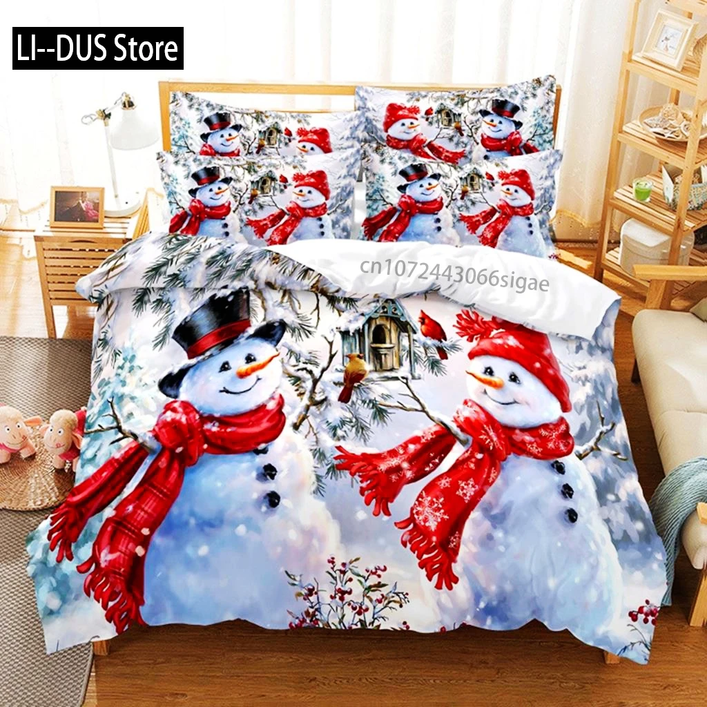 Snow Scene Bedding Set Duvet Cover Sets 3d Bedding Digital Printing Queen Size Bedding Set Fashion Design