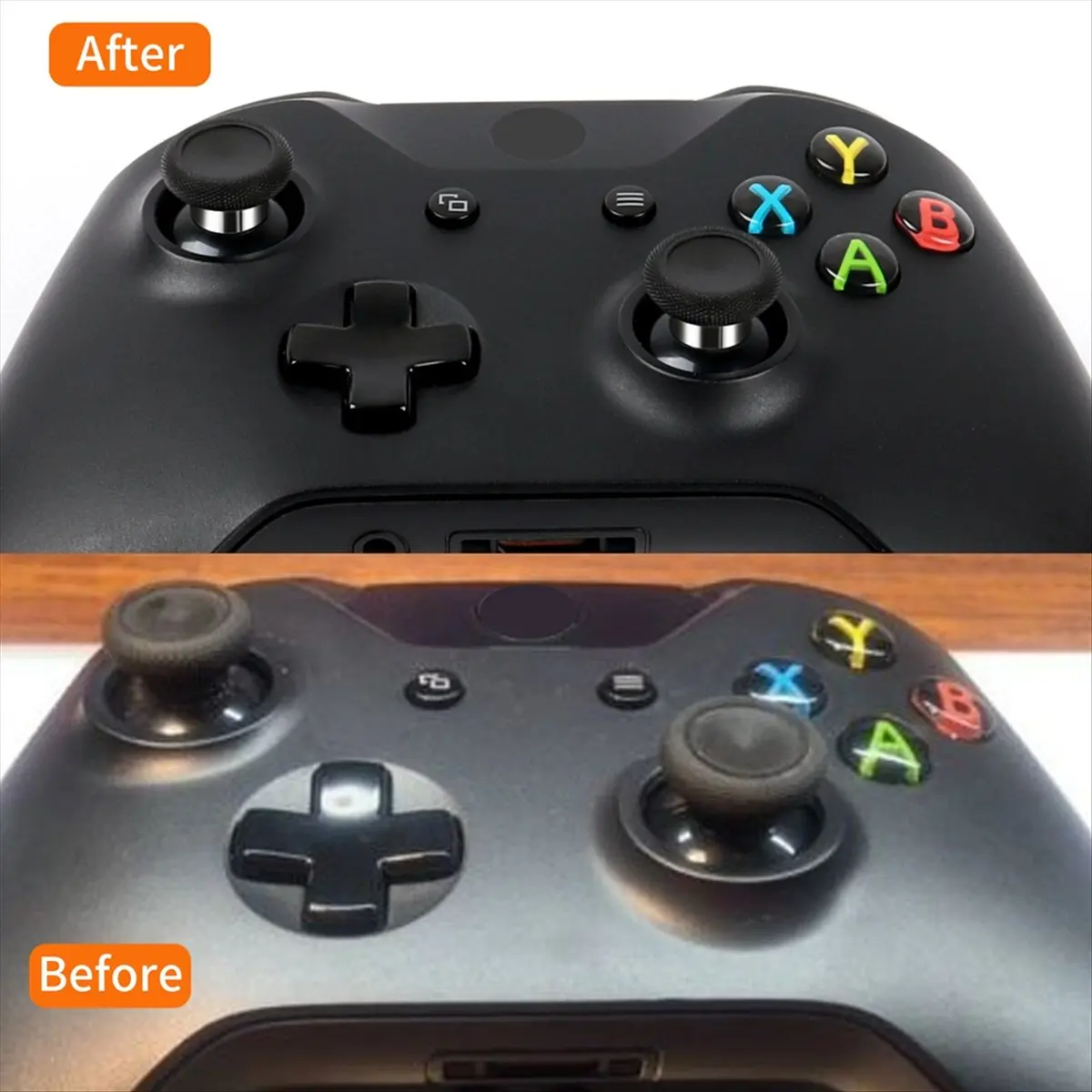 3D Analog Stick Game Buttons For For One Gamepad Controller Thumbstick Replacement Cap Game Accessories Black