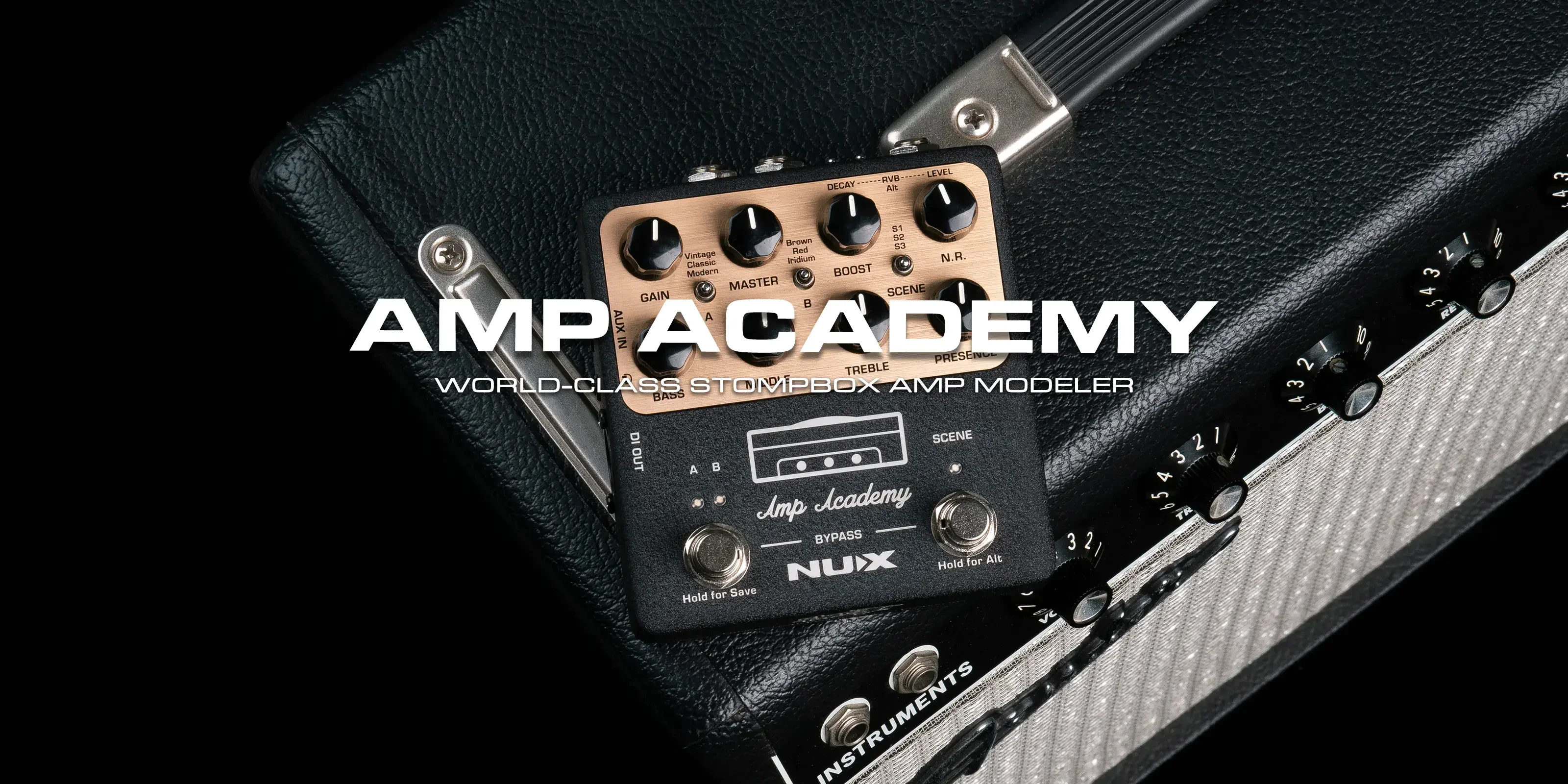NUX Amp Academy NGS-6 ペダルごと チターラ エレトリカ エフェッティ