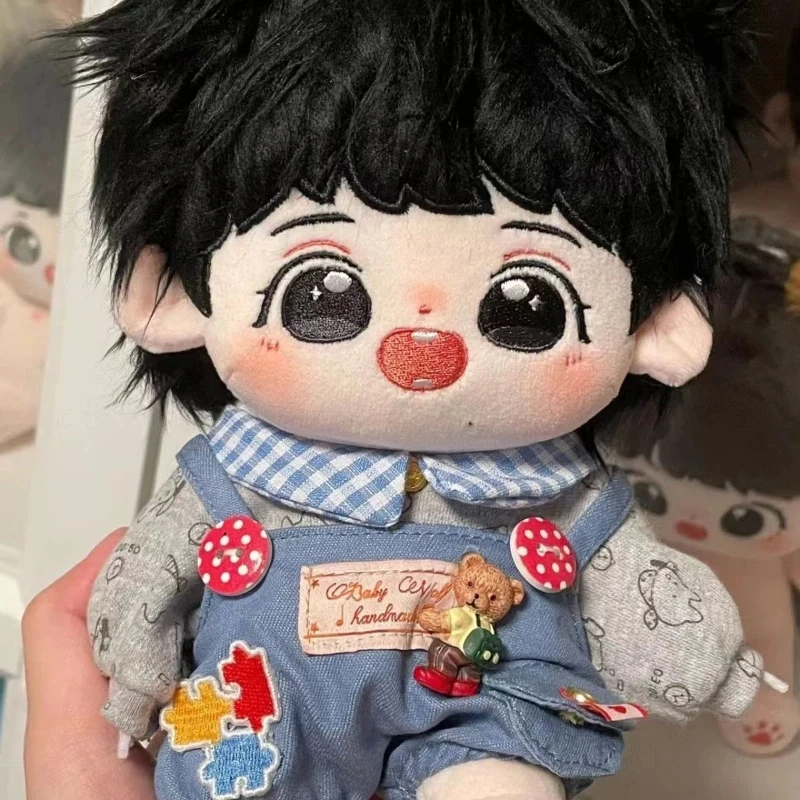 

Милая хлопковая кукла 20 см Kawaii Idol Boy Band Stars, плюшевая игрушка, мягкий пушистый подарок для девочек для друзей, коллекционное украшение для стола, трендовое